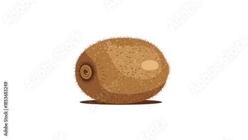 Whole Brown Potato with Eyes.