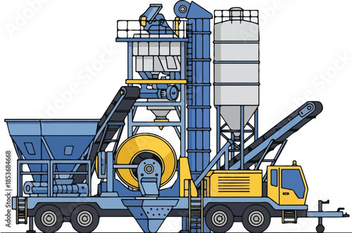 Mobile Asphalt Plant on Truck