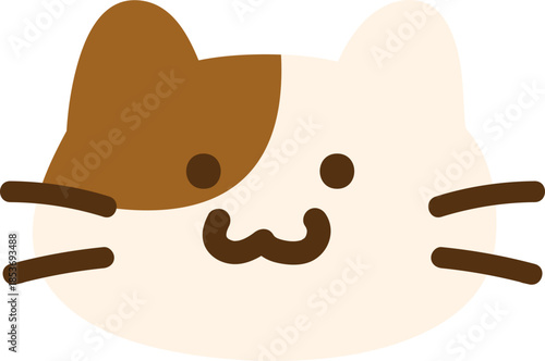 무테 얼룩고양이 이모티콘