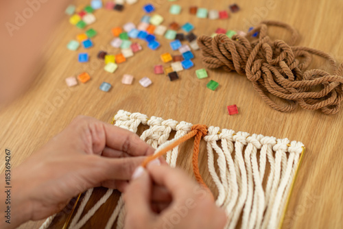 Foto Tapestry weaving