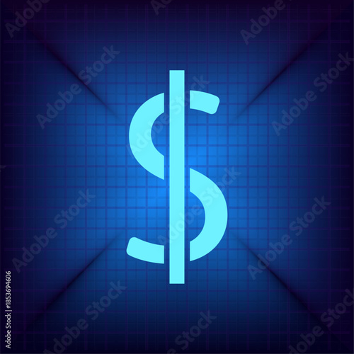 Vector illustration on a blue background