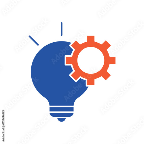 A dynamic line icon for Innovation and bright ideas, suitable for brainstorming sessions, technological advancement, and creative problem solving.