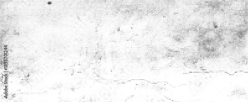 Monochrome Dotted Halftone Pattern Overlay Grunge Background Abstract Visual Effect