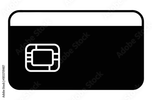 Modern smart payment card with integrated chip for secure digital financial transactions, representing banking, commerce, and advanced cashless payment systems globally