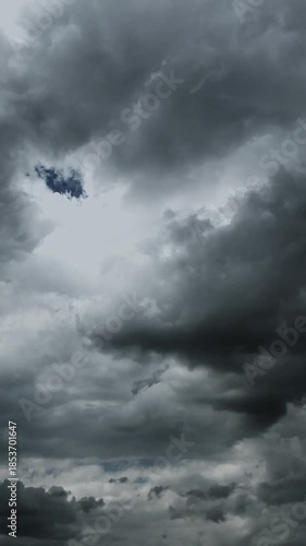 Nature Environment Dark huge cloud sky black stormy cloud motion big stormy rain day thunderstorm clouds dancing panorama horizon Time lapse blue cloud moving oxygen Storm giant moving fast movie time