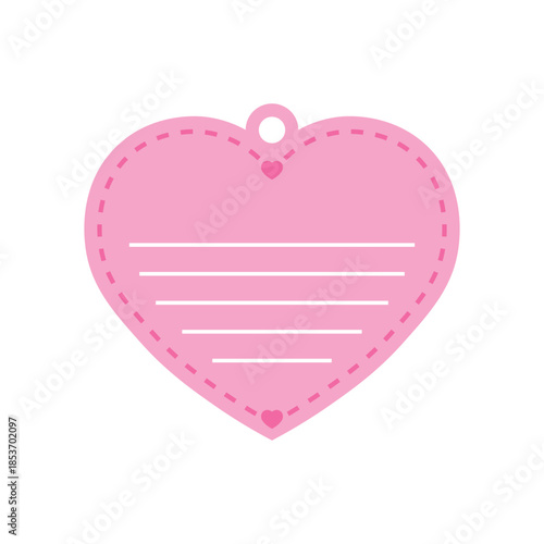 Heart Shaped Sticky Notes