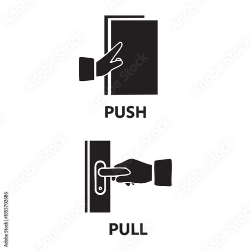 Push and Pull Door Signs