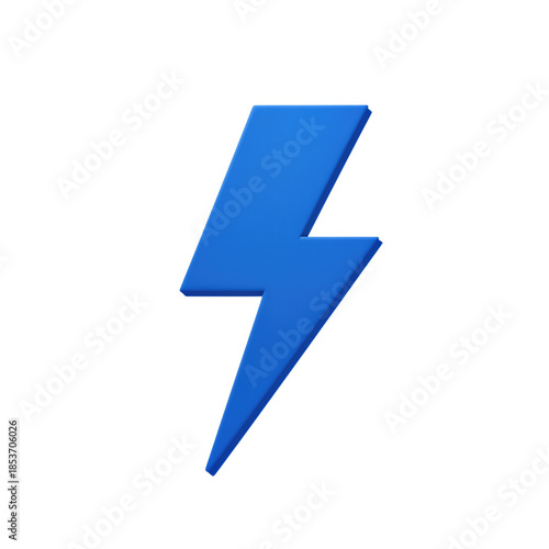 Blue lightning bolt icon isolated. Free Download Blue lightning bolt icon isolated. - GFXLoad