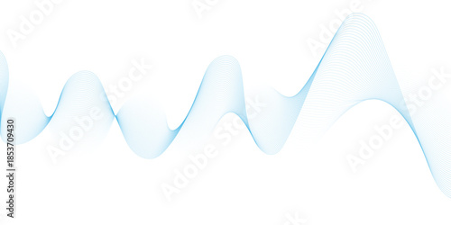 Abstract blend wave lines and technology background. Background lines wave abstract stripe design. White background, mesh abstract, vector gradient line soft blend.