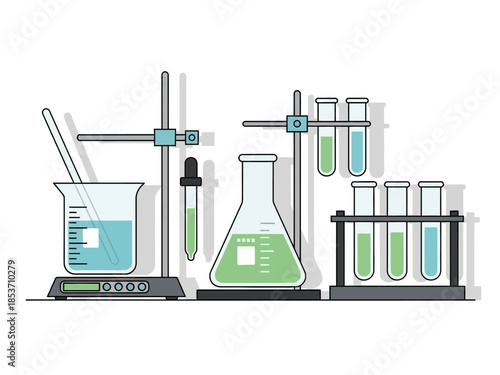 Laboratory equipment for scientific research and experiments.
