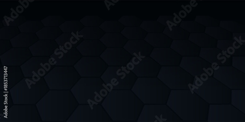 dark hexagonal technology abstract vector background with purple and green colored bright flashes under hexagon. hexagonal gaming vector.eps.10.