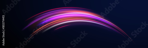 Futuristic Neon Portal with 3D Avatar, Cosmic Glow, Retro 80s Disco Gradient, Laser Effects, Glowing Frame and Transparent Digital Vector Background