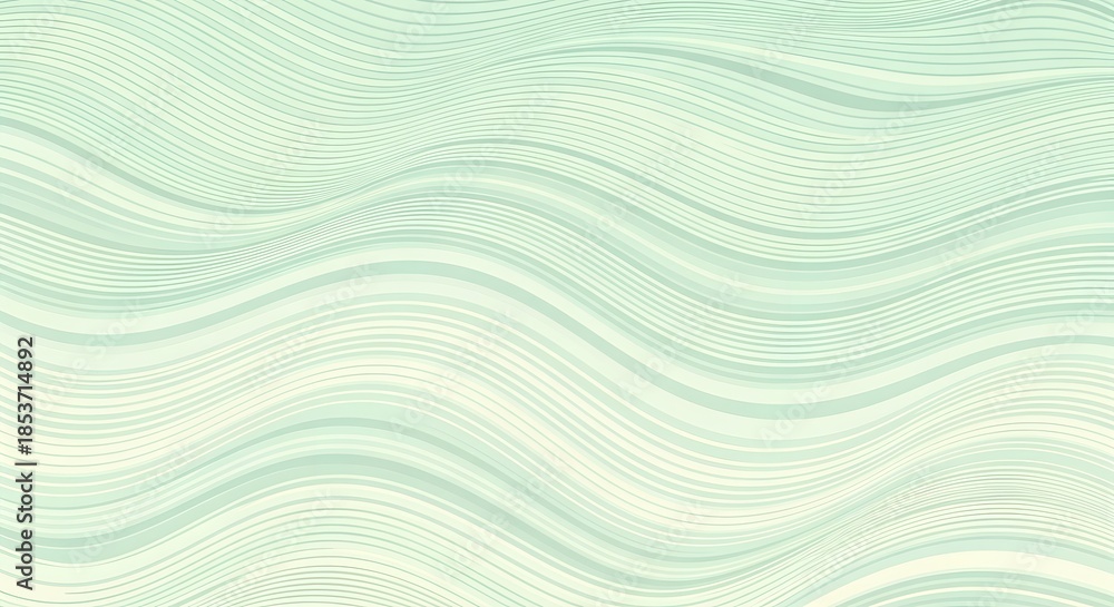 Fototapeta premium An abstract blue background featuring flowing liquid waves and ripple textures creates a wavy ocean pattern for a nature-inspired vector wallpaper design