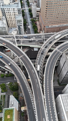 Photography Hakozaki Junction Complex Elevated Roads In Central Tokyo