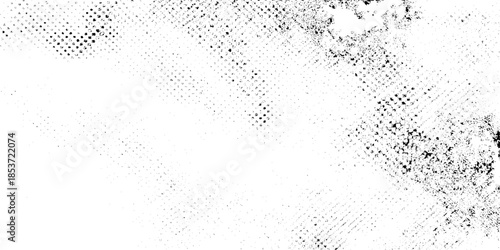 Halftone grunge dot texture background. Retro dotted pattern with distressed comic style effect,  vintage scratch effect grunge dust overlay,