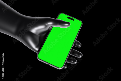 smartphone hand for mockup template