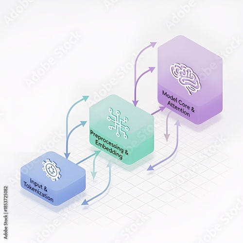 Isometric LLM System Structure Chart