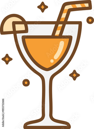 Cocktail Alcohol Drink Party Celebration Icon