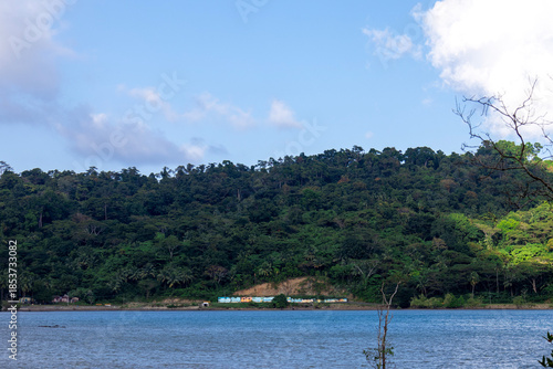 Rocky shoreline & calm sea (Mount Harriet → Port Blair side)