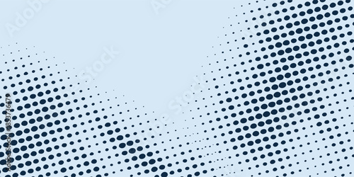 Abstract Halftone Dot Pattern Background with Copy Space.