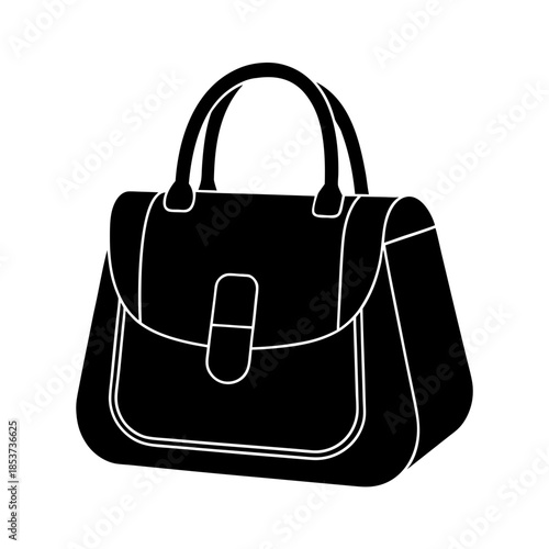 vector clip art baby diaper bag for web and graphic design
