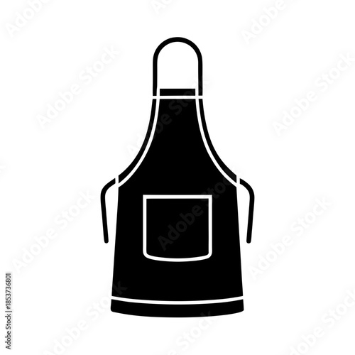 vector clip art barista apron on white background for web and graphic design
