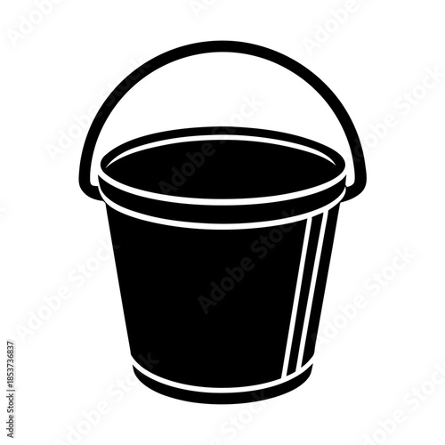 vector clip art beach bucket for web and graphic design