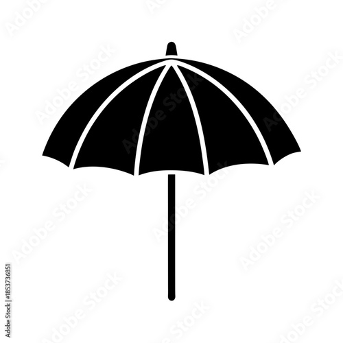vector clip art beach umbrella for web and graphic design