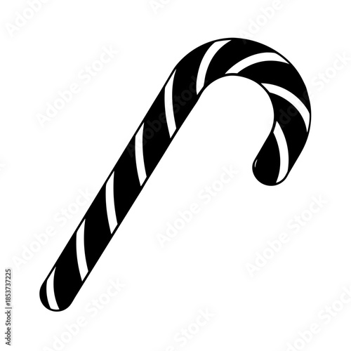 vector clip art candy cane for web and graphic design