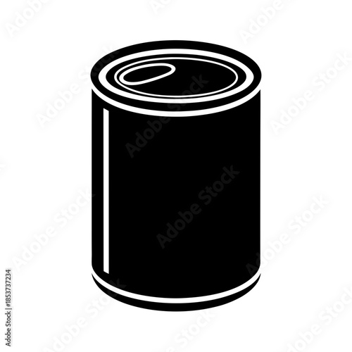 vector clip art canned food on white background for web and graphic design