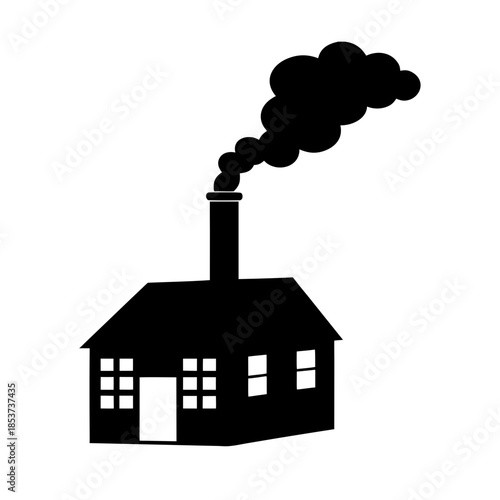 vector clip art chimney smoke for web and graphic design