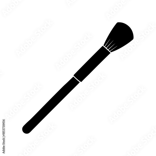 vector clip art eye shadow brush on white background for web and graphic design
