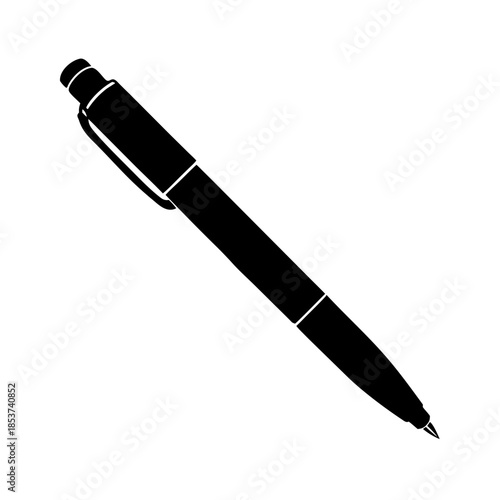 vector clip art pen on white background for web and graphic design