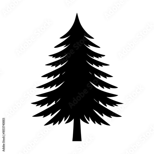 vector clip art pine tree for web and graphic design