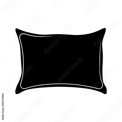 vector clip art pillow on white background for web and graphic design