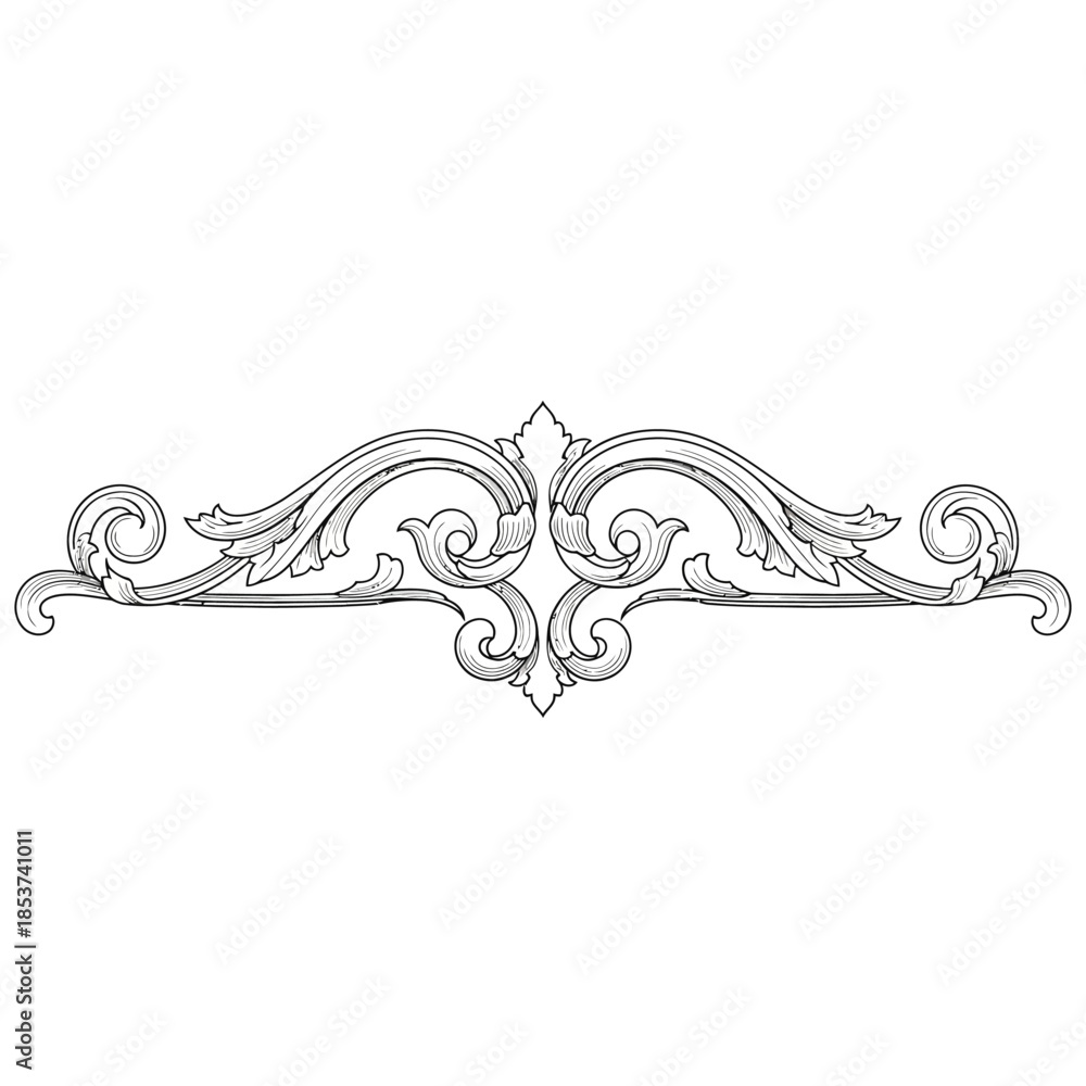Fototapeta premium vintage floral frame