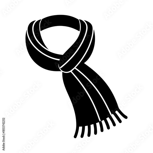 vector clip art scarf for web and graphic design
