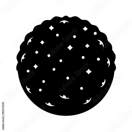 vector clip art snowball for web and graphic design