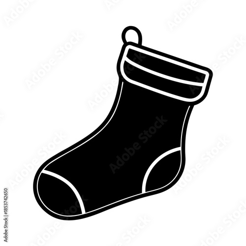 vector clip art stocking for web and graphic design