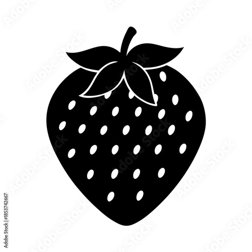 vector clip art strawberry shortcake on white background for web and graphic design