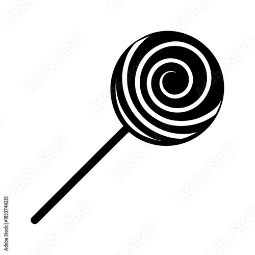 vector clip art lollipop on white background for web and graphic design