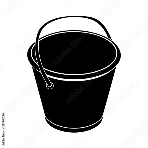 vector clip art toy bucket on white background for web and graphic design