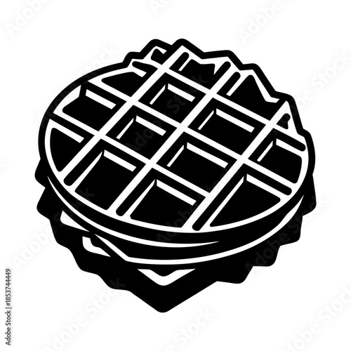 vector clip art waffles on white background for web and graphic design