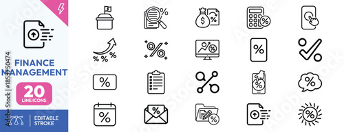 Finance Management Icons