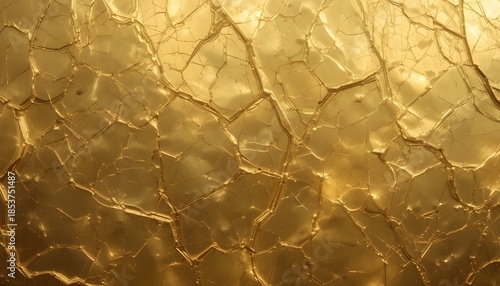Gold Polished Metal Steel Texture with Luxury Shiny Industrial Surface