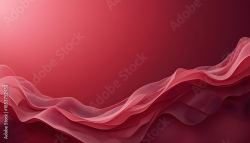 Set of Abstract Red Banner Backgrounds with 3D Overlapping Layers, Wave Shapes, and Geometric Polygonal Design for Web Headers and Advertisements