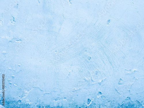 Minimalist white wall texture with soft blue shadow frame patterns creating a calm background