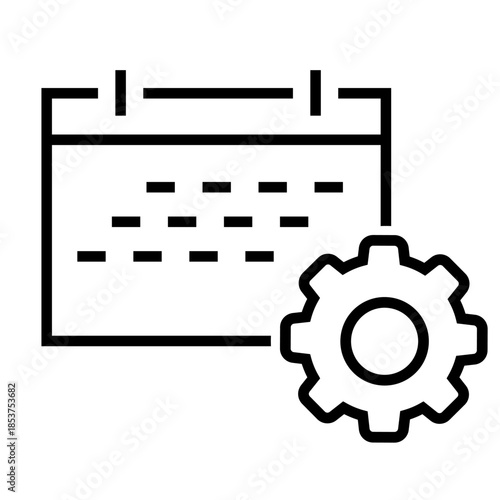 Settings icon. Setup Illustration sign. Support symbol. Fix or repair logo.