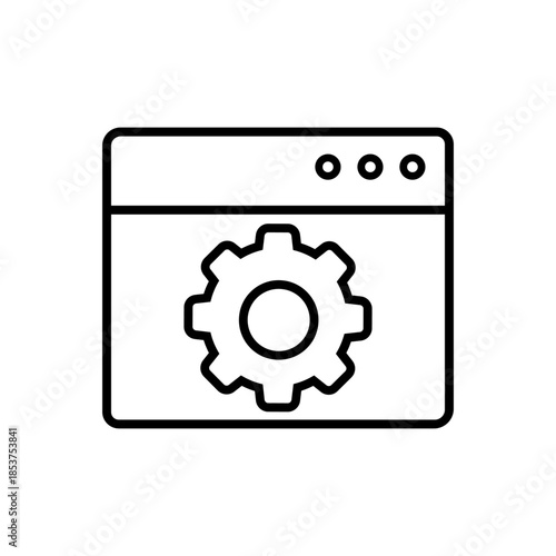 Settings icon. Setup Illustration sign. Support symbol. Fix or repair logo.
