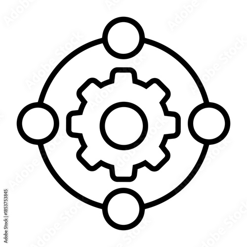Settings icon. Setup Illustration sign. Support symbol. Fix or repair logo.